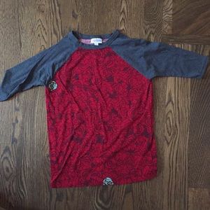 Girls size 8 LulaRoe randy baseball style T